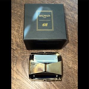Balmain Paris & H&M gold&mirror cuff